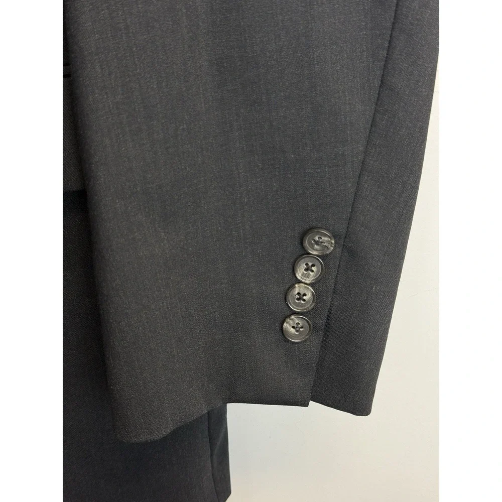 S.Cohen Performance Jacket Men's 44T Sport Coat Blazer‎ Two Button Grey Wool